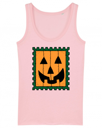 Halloween Stamp Face Cotton Pink