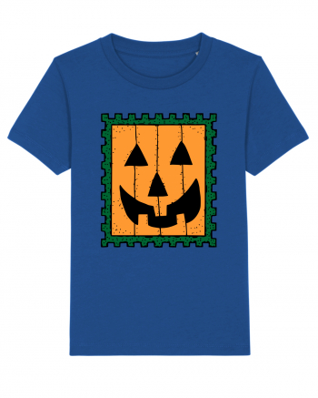 Halloween Stamp Face Majorelle Blue