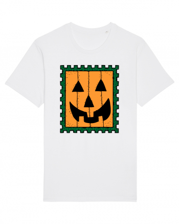 Halloween Stamp Face White