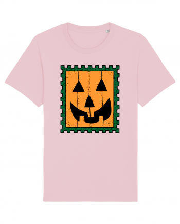 Halloween Stamp Face Cotton Pink