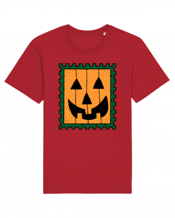 Halloween Stamp Face Red