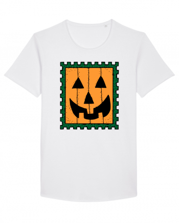 Halloween Stamp Face White