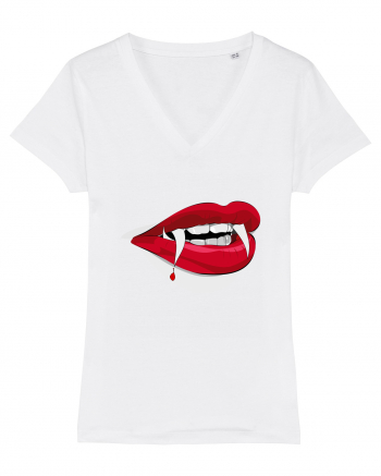 Hot Lips Of Halloween White