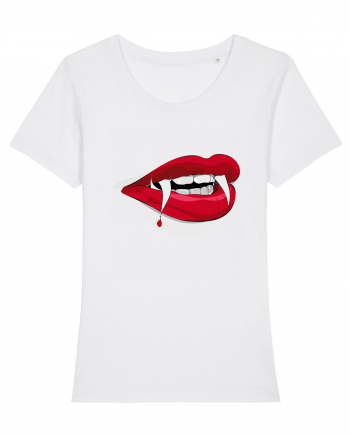 Hot Lips Of Halloween White