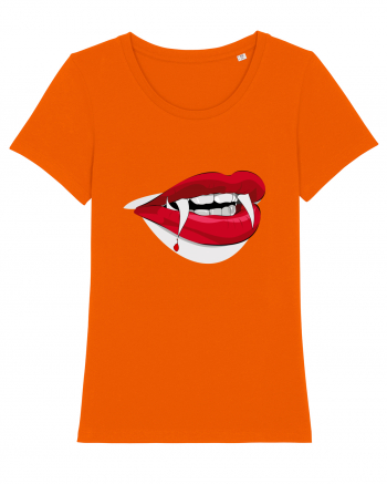 Hot Lips Of Halloween Bright Orange