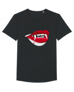 Hot Lips Of Halloween Tricou mânecă scurtă guler larg Bărbat Skater