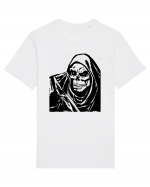 Scary Death Face Tricou mânecă scurtă Unisex Rocker