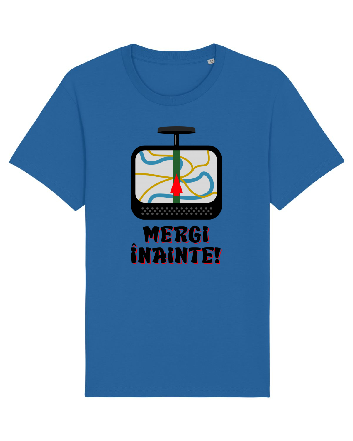 Tricou mânecă scurtă Unisex Rocker Royal Blue
