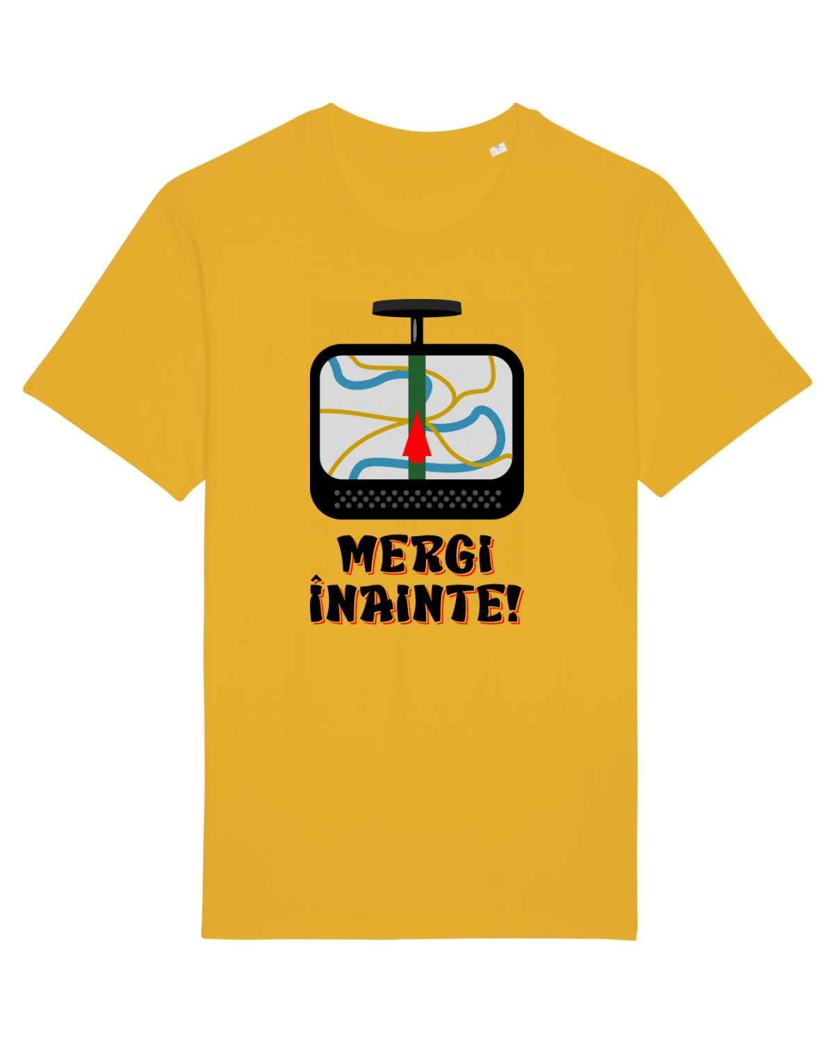 Tricou mânecă scurtă Unisex Rocker Spectra Yellow
