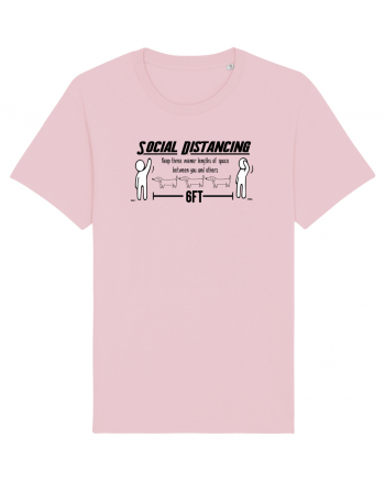 Social Distancing Wiener Cotton Pink