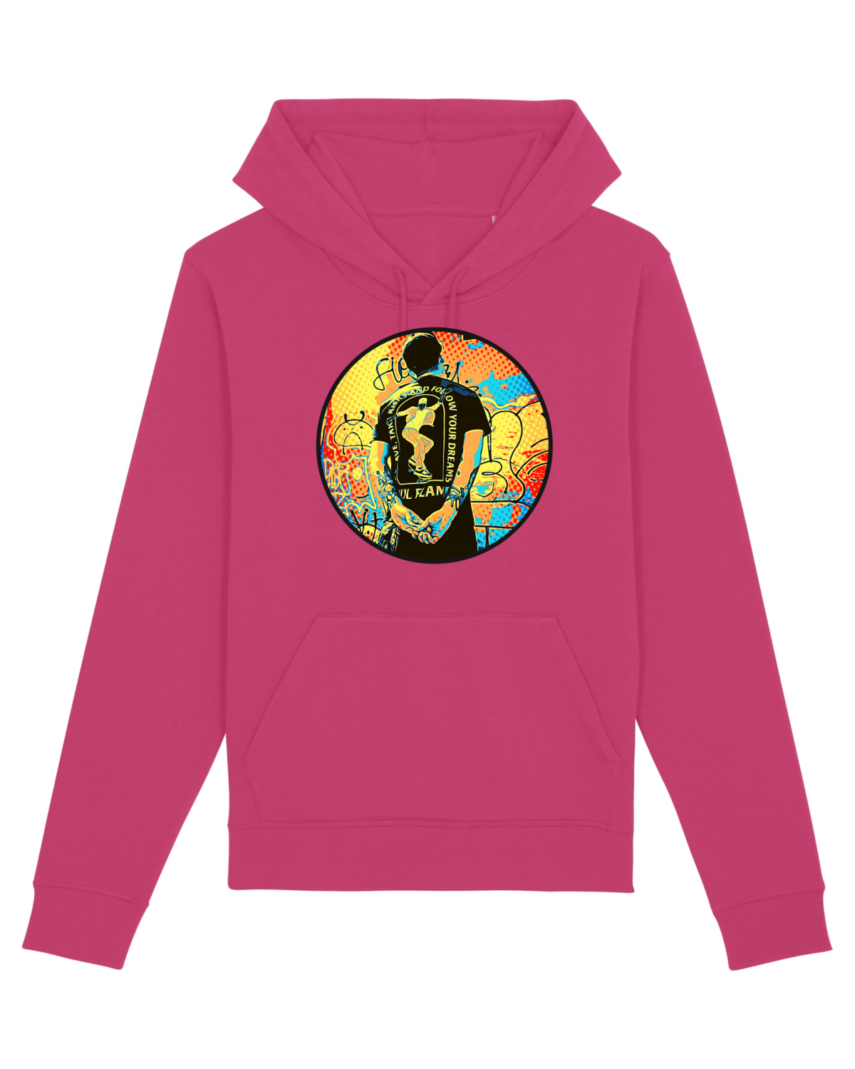 Hanorac Unisex Drummer Raspberry
