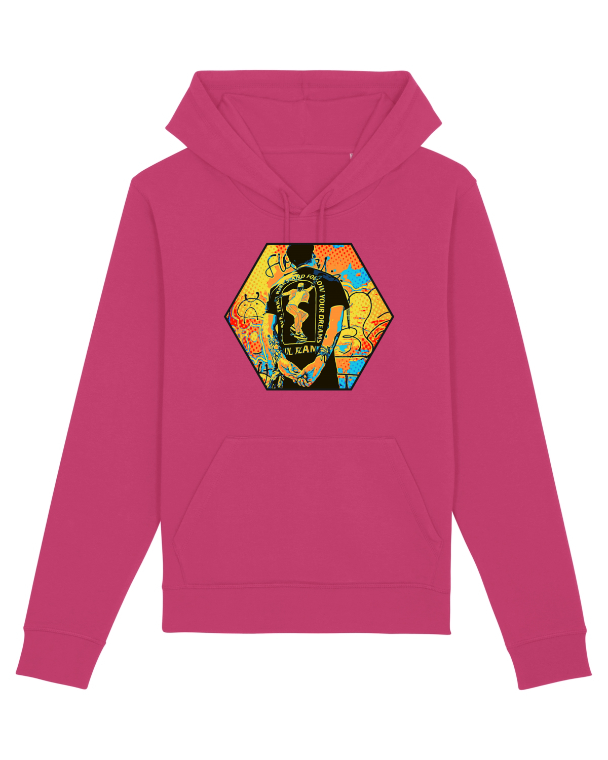 Hanorac Unisex Drummer Raspberry