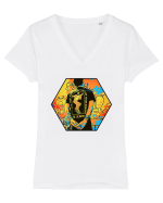 Hood Boy Tricou mânecă scurtă guler V Damă Evoker