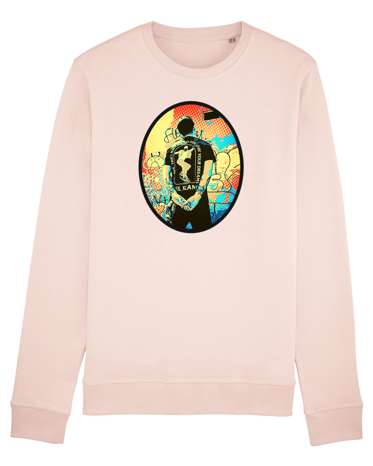 Bluză mânecă lungă Unisex Rise Candy Pink