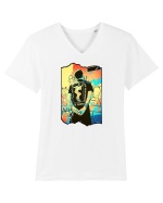 Hood Boy Tricou mânecă scurtă guler V Bărbat Presenter