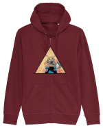 Hood Boy Hanorac cu fermoar Unisex Connector