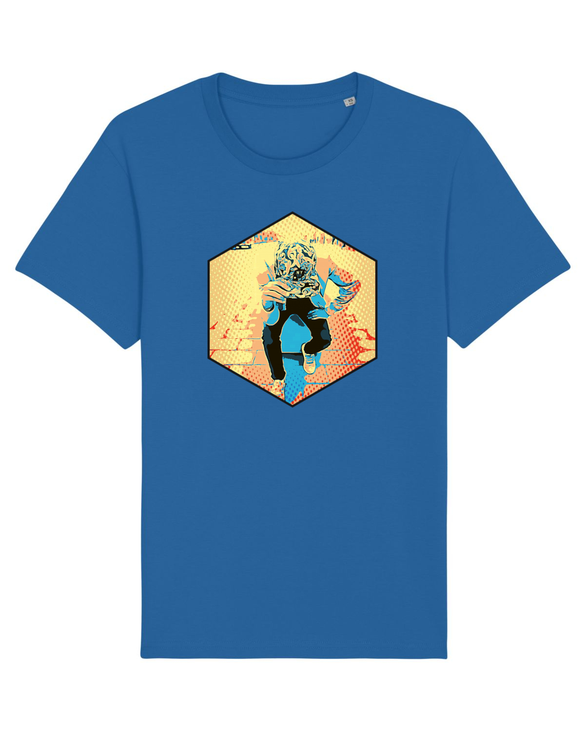 Tricou mânecă scurtă Unisex Rocker Royal Blue