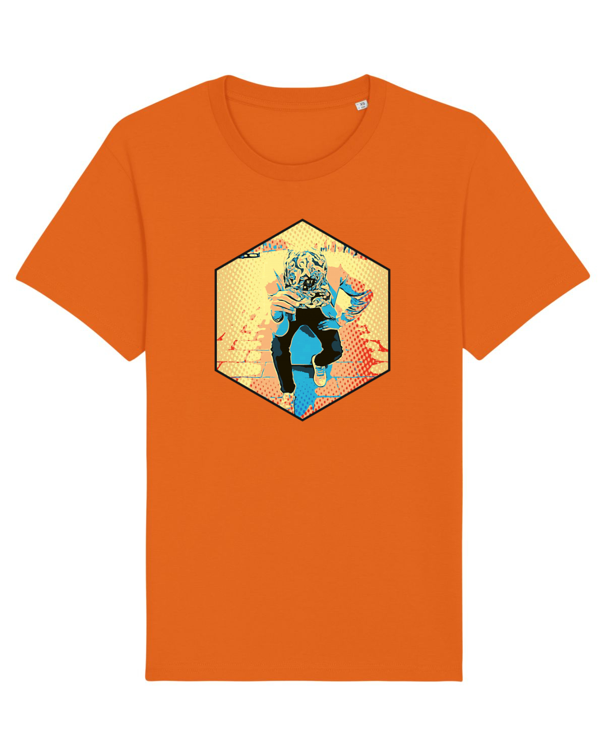 Tricou mânecă scurtă Unisex Rocker Bright Orange