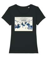 snowboarding tricks Tricou mânecă scurtă guler larg fitted Damă Expresser