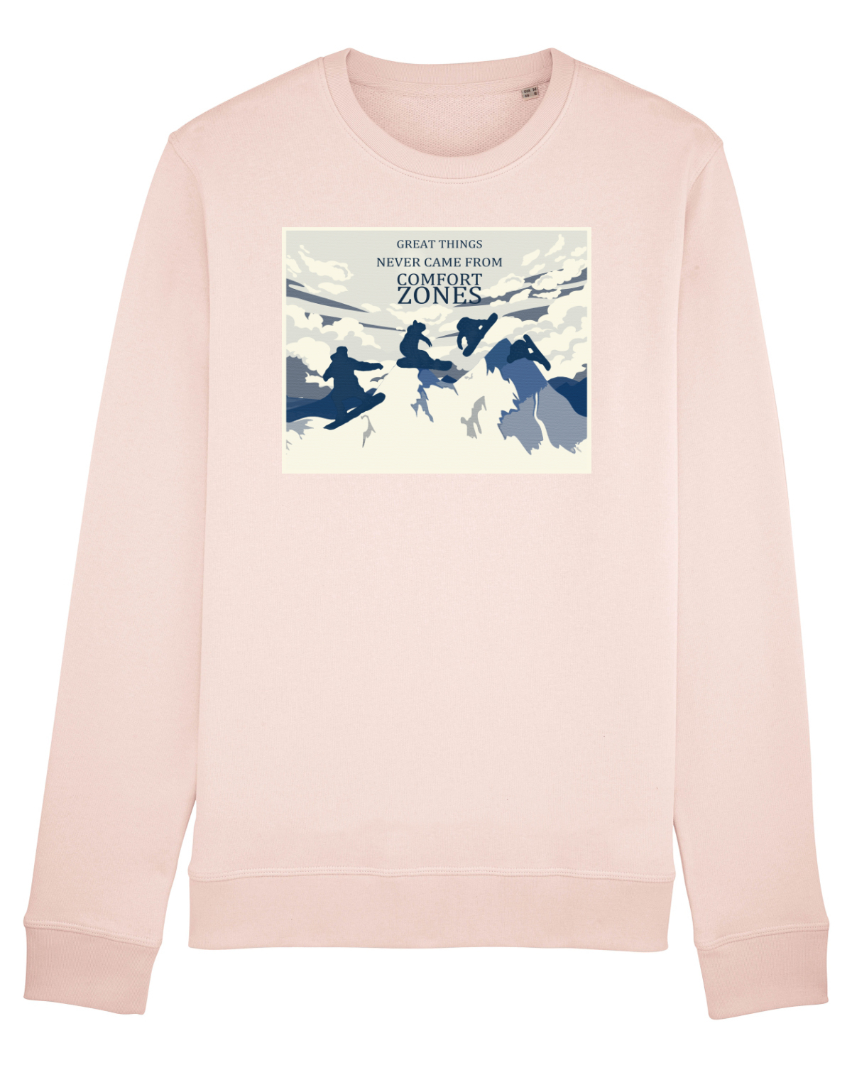 Bluză mânecă lungă Unisex Rise Candy Pink
