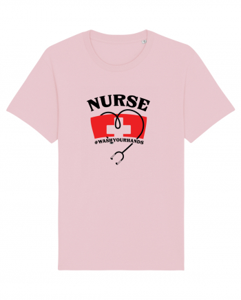 Nurse Wash your hands Cotton Pink