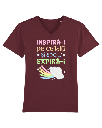 Inspira-i pe ceilalti Burgundy