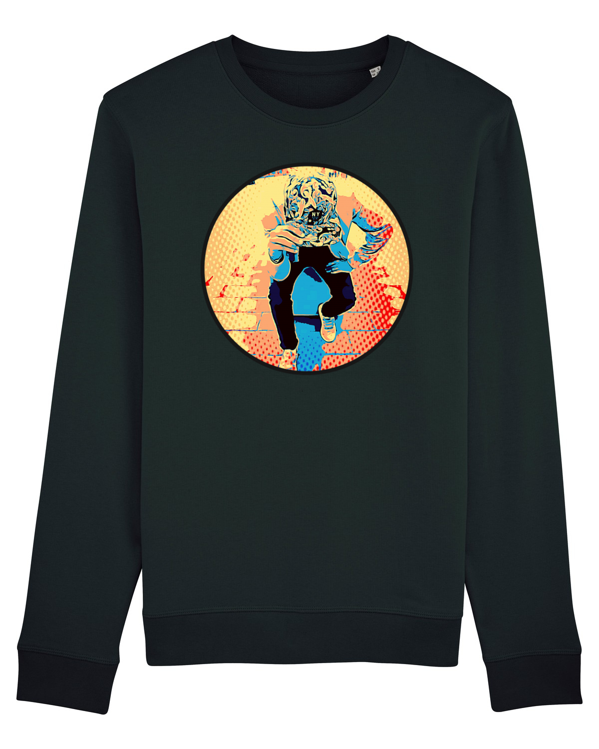 Bluză mânecă lungă Unisex Rise Black