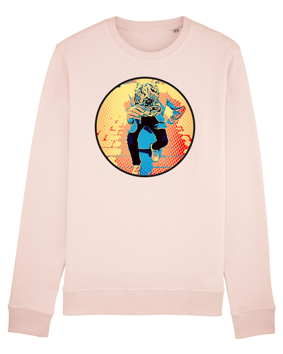 Bluză mânecă lungă Unisex Rise Candy Pink