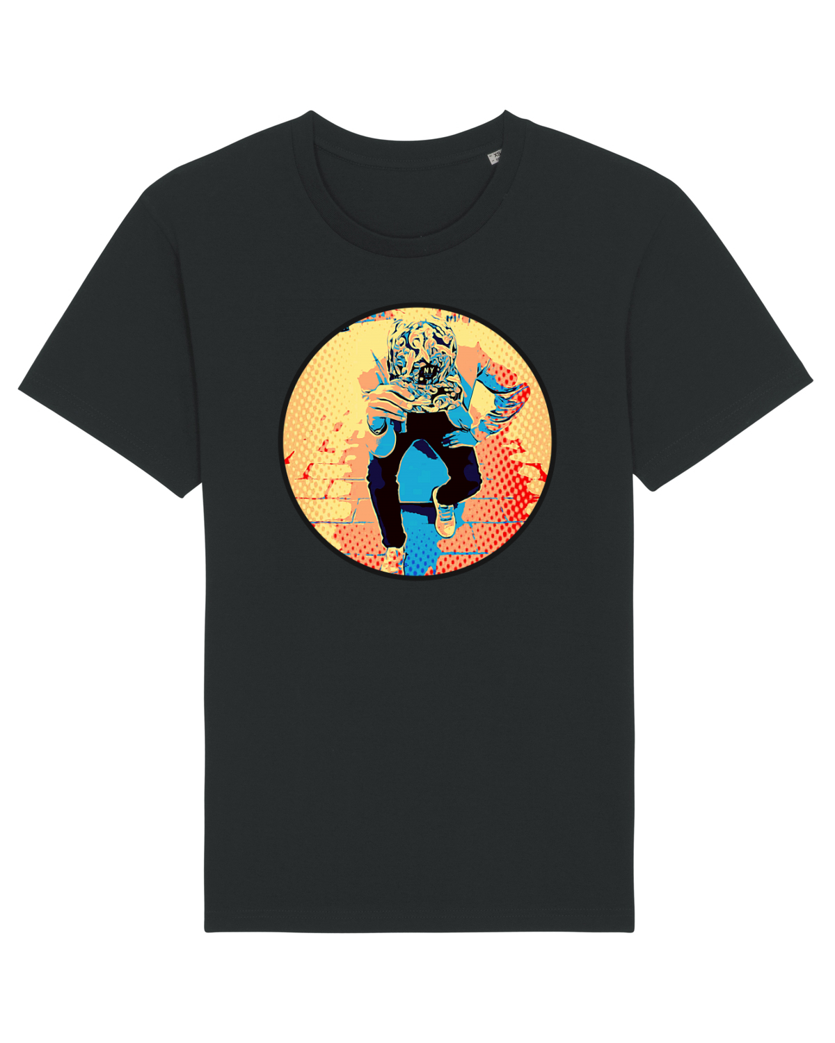 Tricou mânecă scurtă Unisex Rocker Black