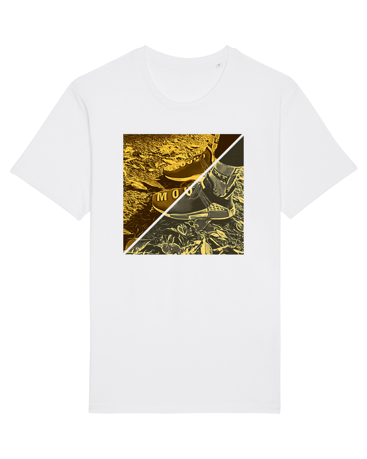 Tricou mânecă scurtă Unisex Rocker White