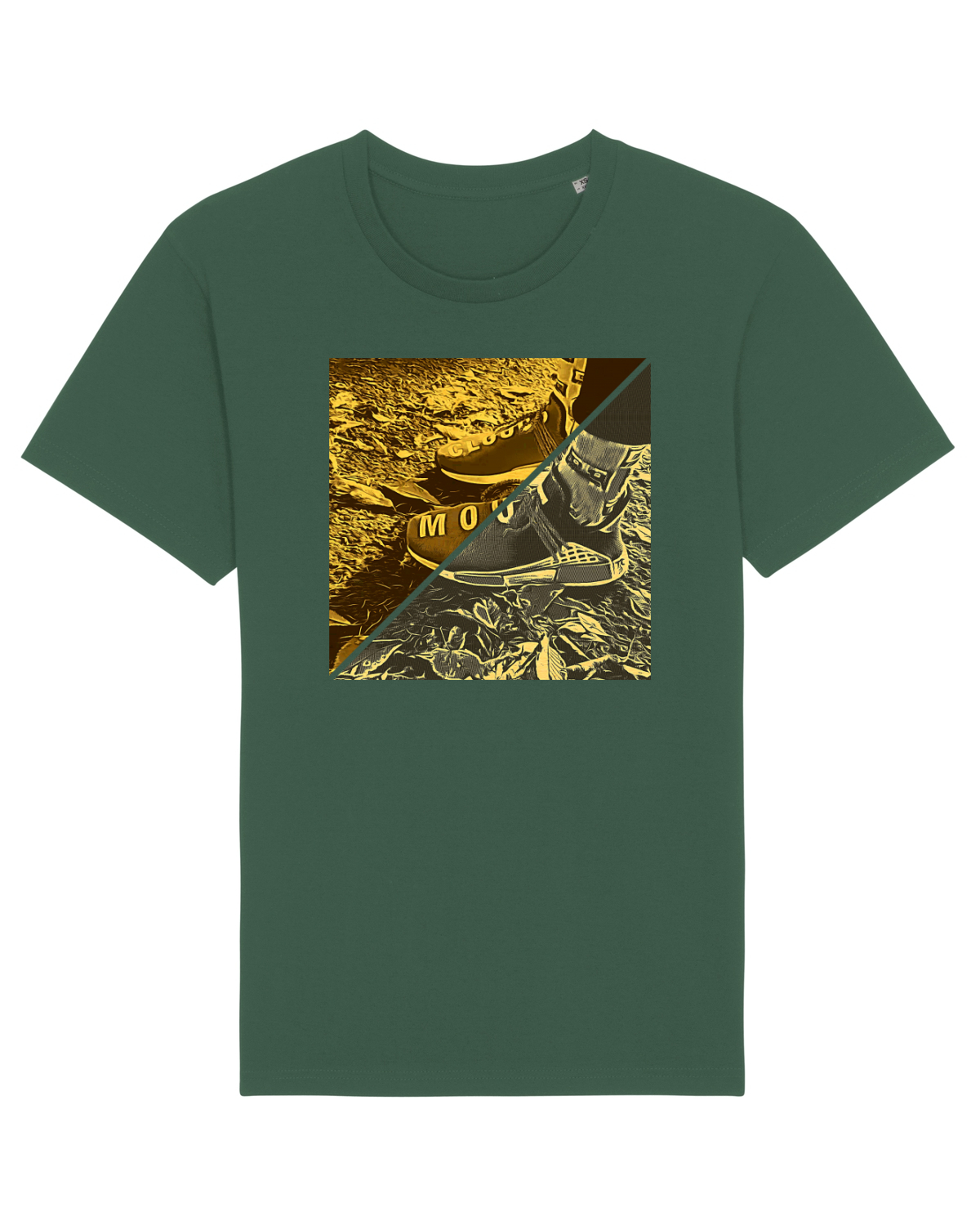 Tricou mânecă scurtă Unisex Rocker Bottle Green
