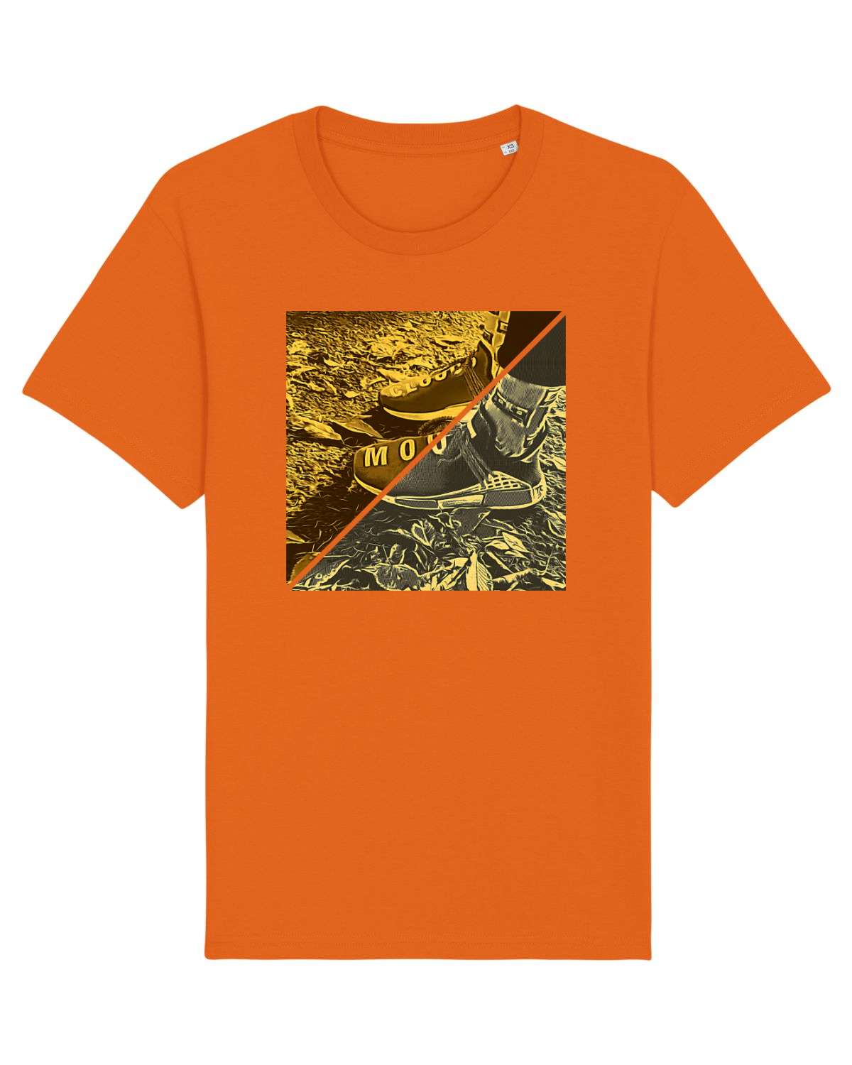 Tricou mânecă scurtă Unisex Rocker Bright Orange