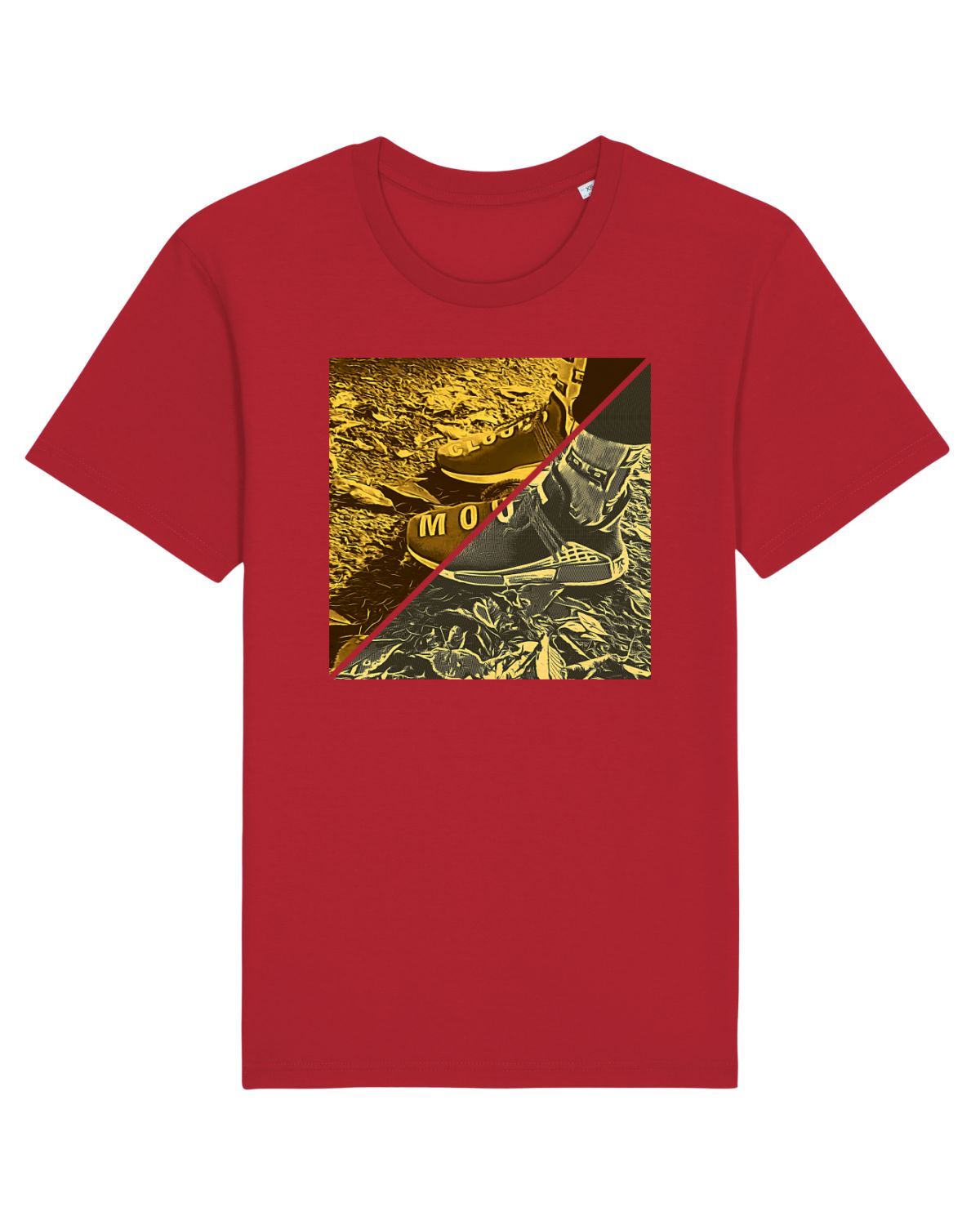 Tricou mânecă scurtă Unisex Rocker Red