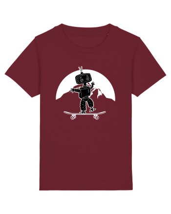 Robot Skater Burgundy