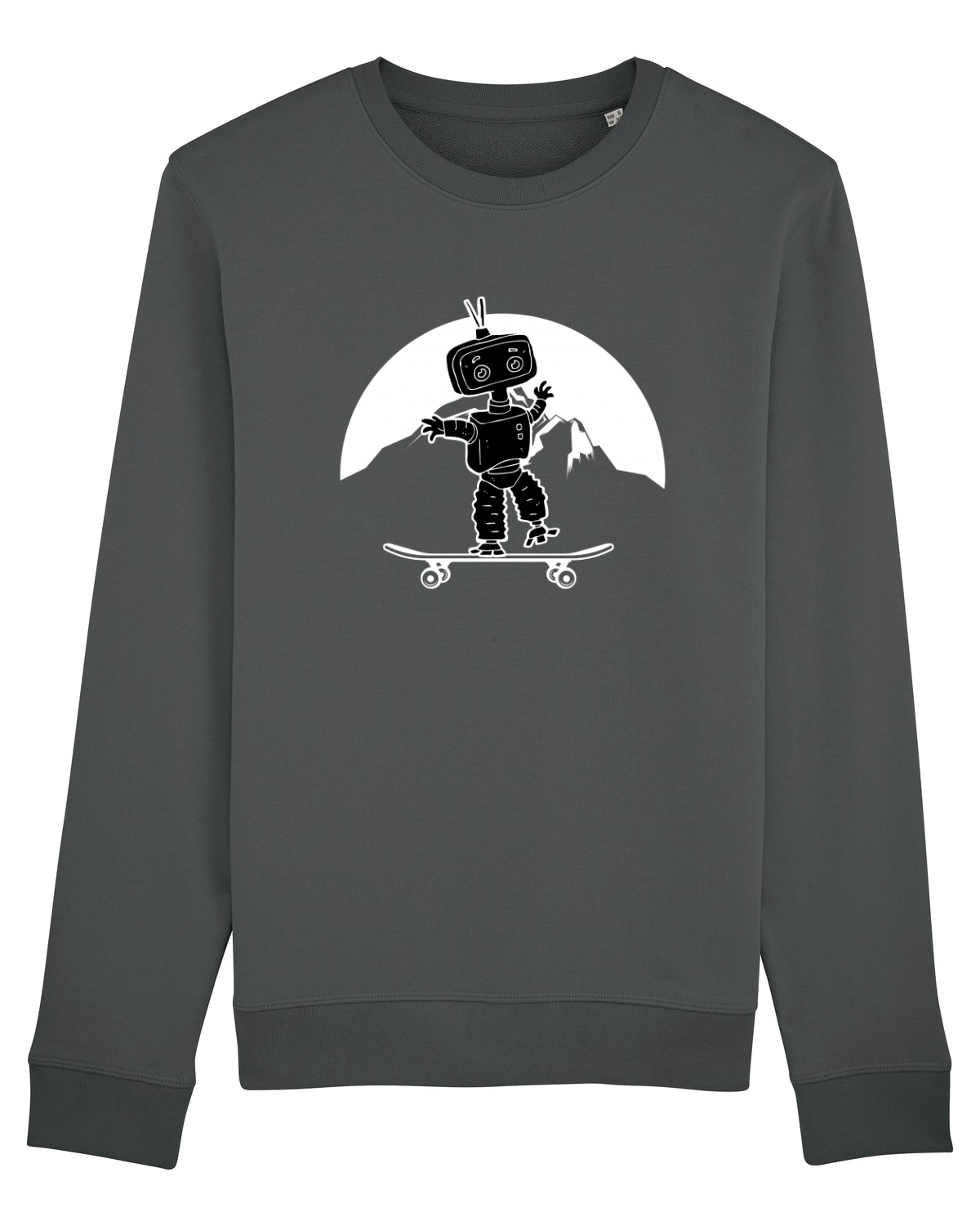 Bluză mânecă lungă Unisex Rise Anthracite