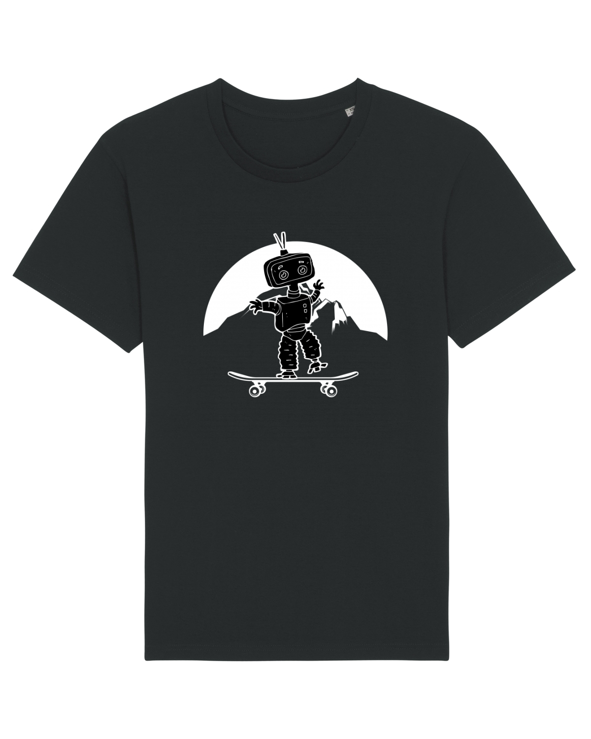 Tricou mânecă scurtă Unisex Rocker Black