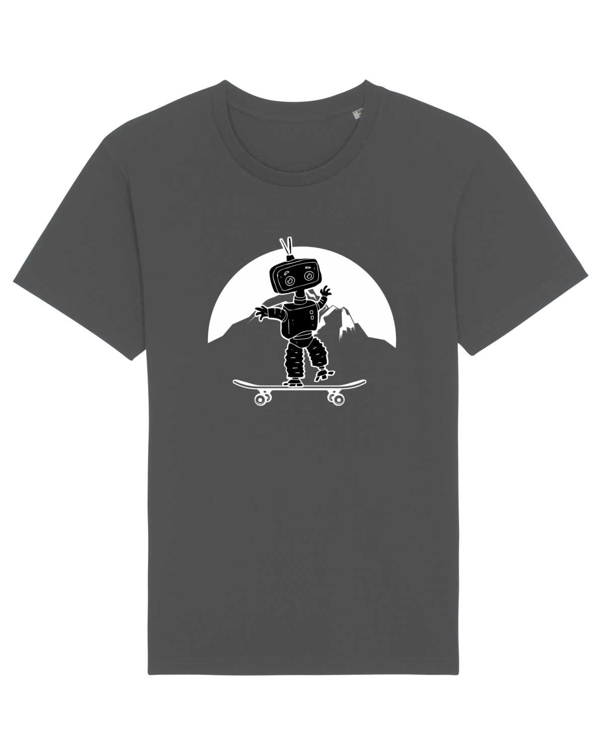 Tricou mânecă scurtă Unisex Rocker Anthracite