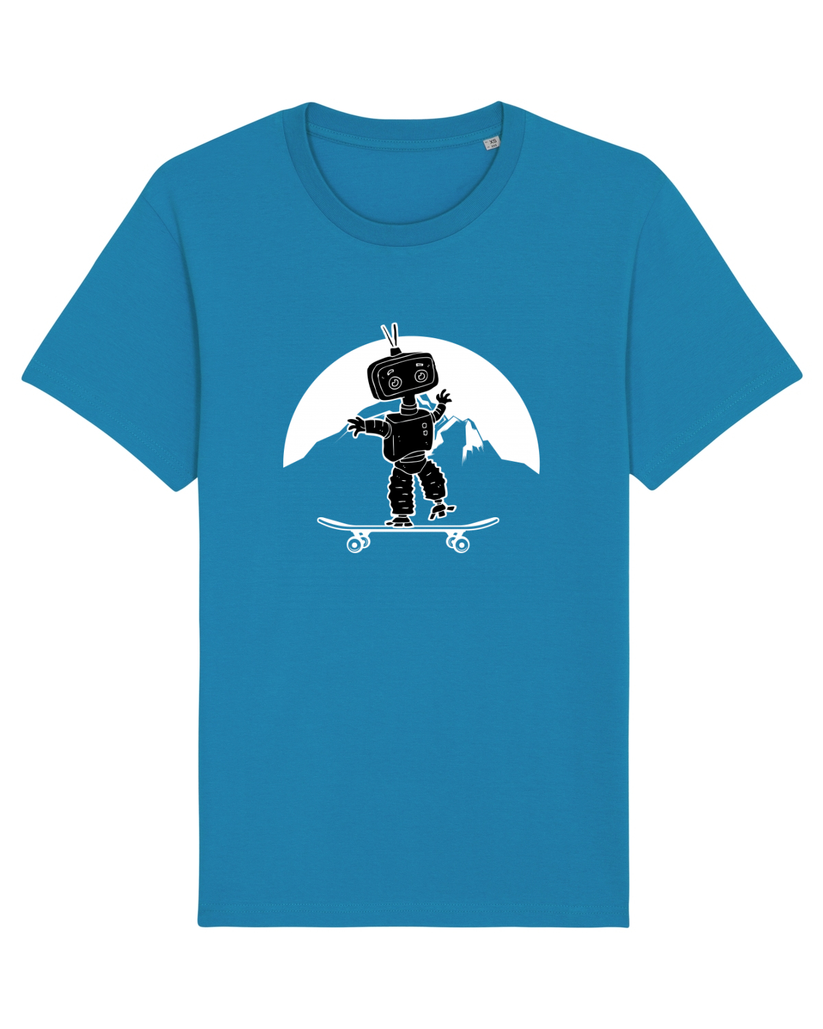 Tricou mânecă scurtă Unisex Rocker Azur