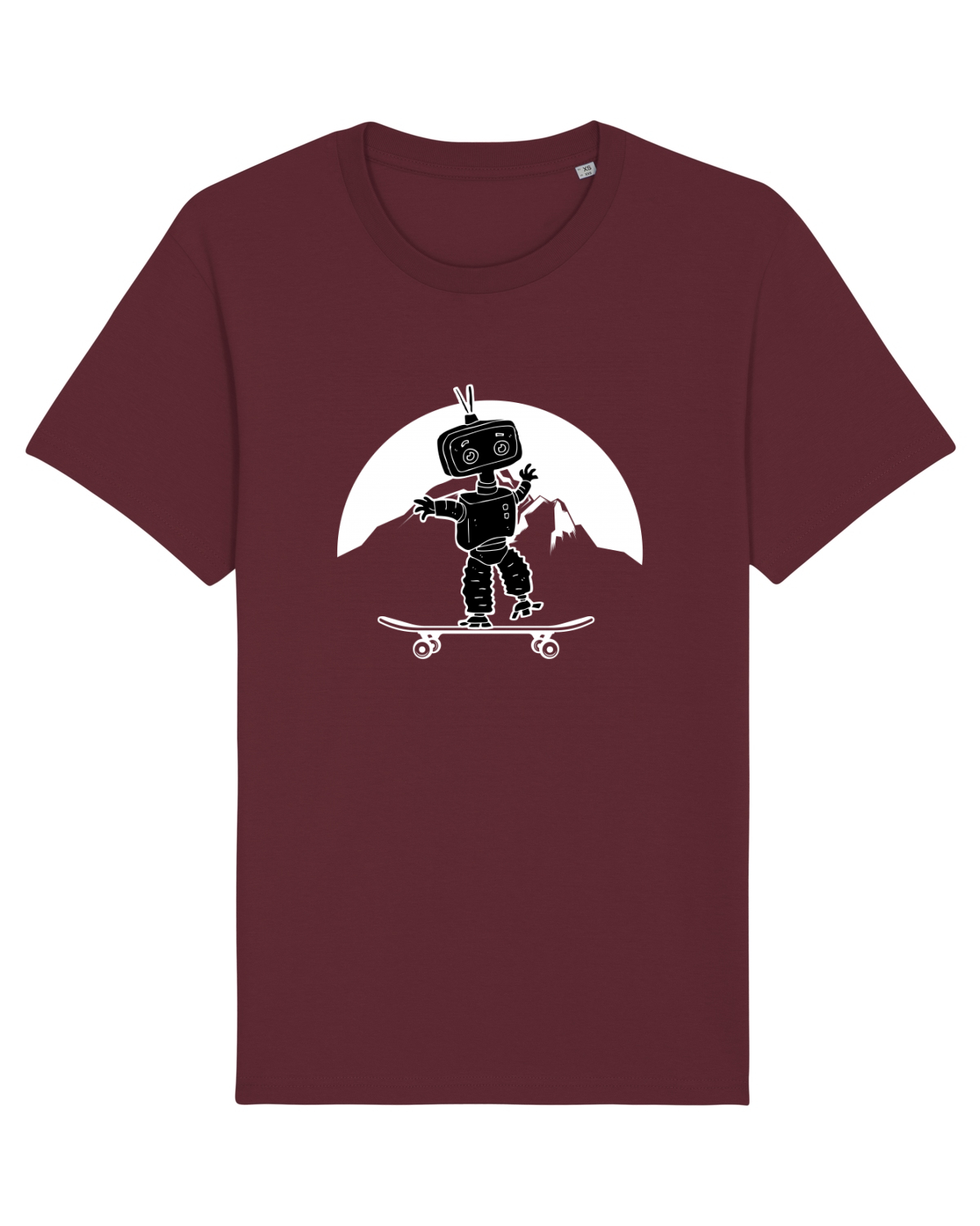 Tricou mânecă scurtă Unisex Rocker Burgundy