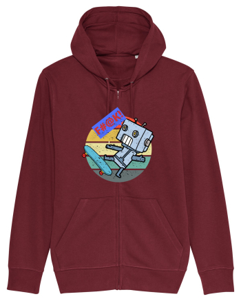 Robot Skater Burgundy