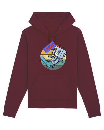 Robot Skater Burgundy