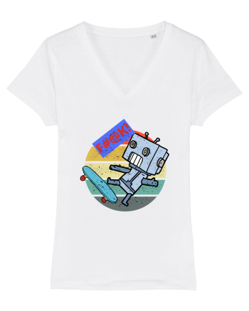 Robot Skater White