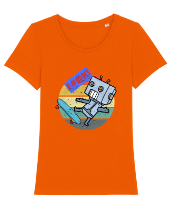 Robot Skater Bright Orange