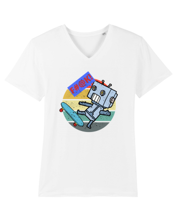 Robot Skater White