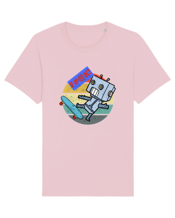 Robot Skater Cotton Pink
