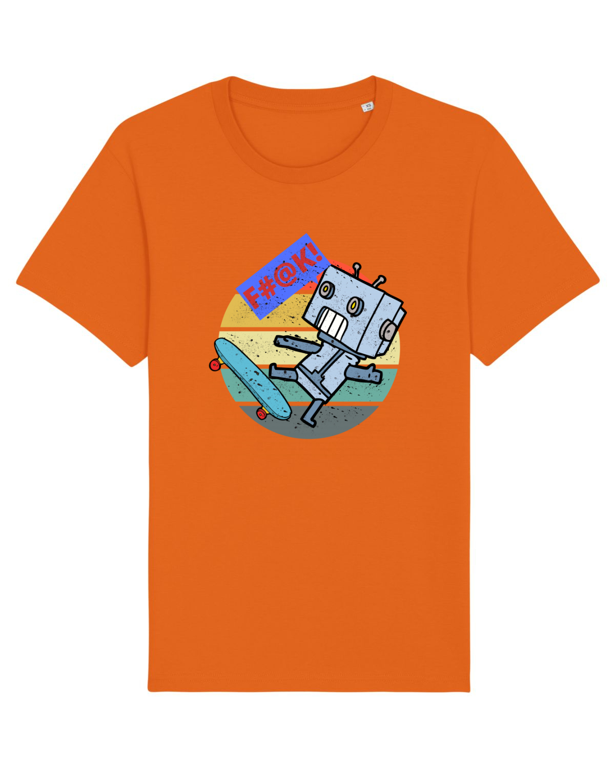 Tricou mânecă scurtă Unisex Rocker Bright Orange