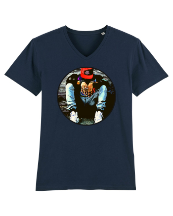 Hood Boy French Navy