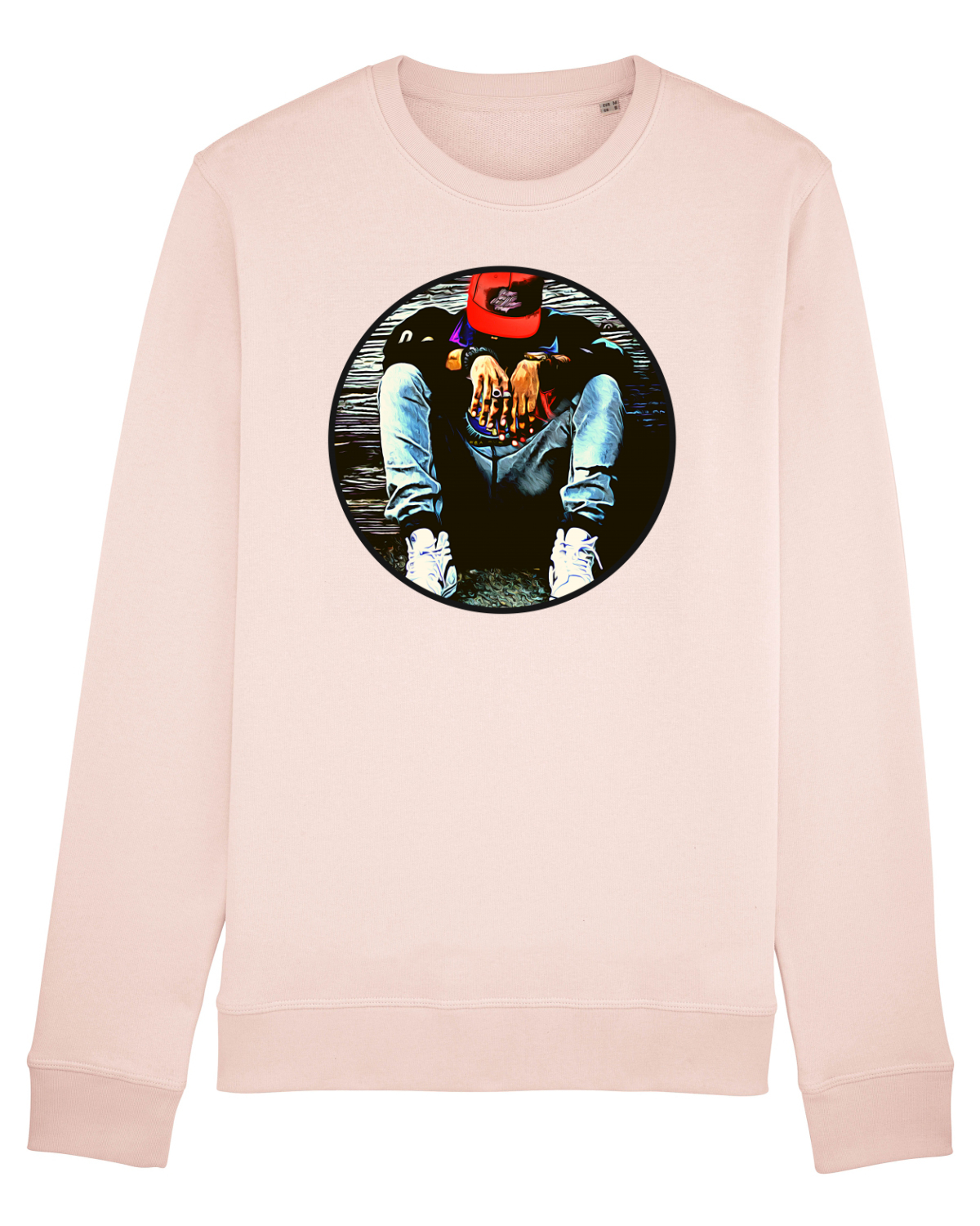 Bluză mânecă lungă Unisex Rise Candy Pink