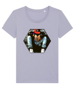 Hood Boy Tricou mânecă scurtă guler larg fitted Damă Expresser