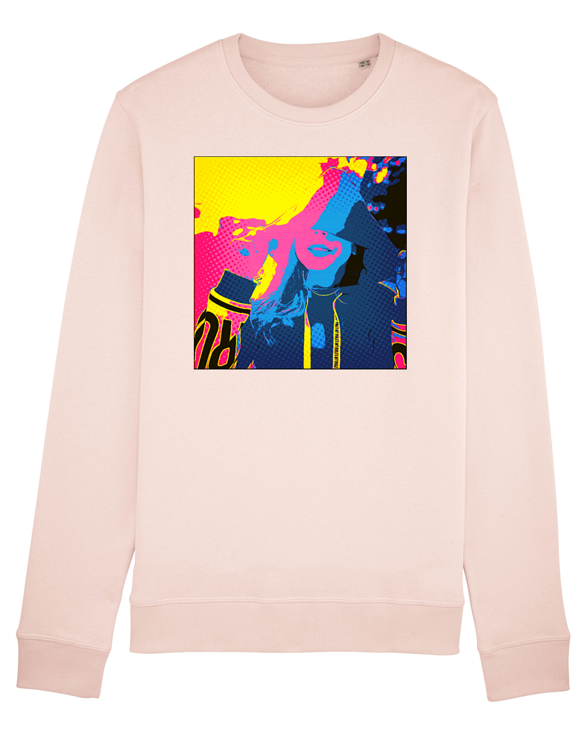 Bluză mânecă lungă Unisex Rise Candy Pink